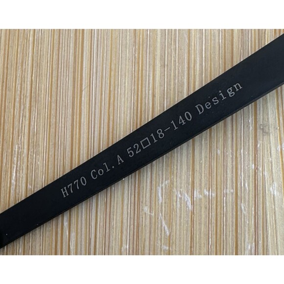 DREAM FEVER H770 Col. A Titanium Designer Eyeglasses 52-18-140 Italy FRAMES ONLY - Picture 9 of 9